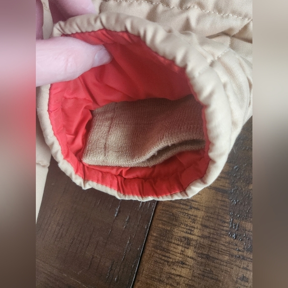 XL Tan London Fog Outdoors Unlimited Hooded Quilted Zip Up Jacket - Picture 10 of 13